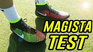 TEST: New Iniesta & Götze Boots | Nike Magista Obra Black/Hyper Punch/Volt By KimFootball screenshot 1