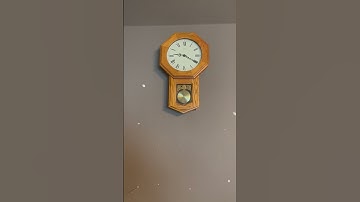 Vintage Sunbeam Quartz Westminster Chime Clock Chiming at My House