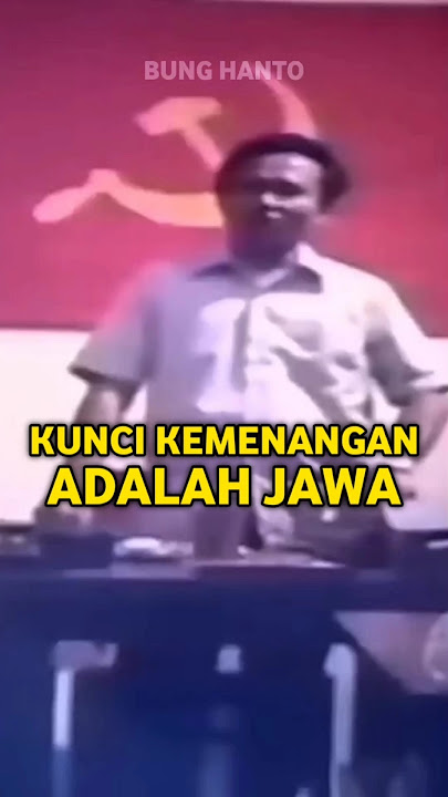 KUNCI KEMENANGAN ADALAH JAWA | KATA-KATA DN AIDIT PALING IKONIK