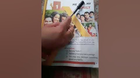 Class 2 EVS CHAPTER 1 ME AND MY FAMILY