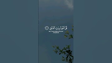 مشاري العفاسي | #سورة_الفلق #قرآن #القرآن_الكريم #قران_كريم #quran