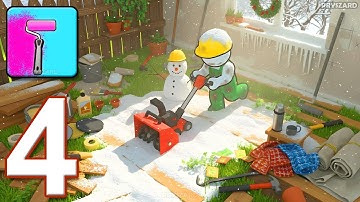 Flooring Master - Gameplay Walkthrough Part 4 - Scrape & Renovate Homes (iOS, Android)