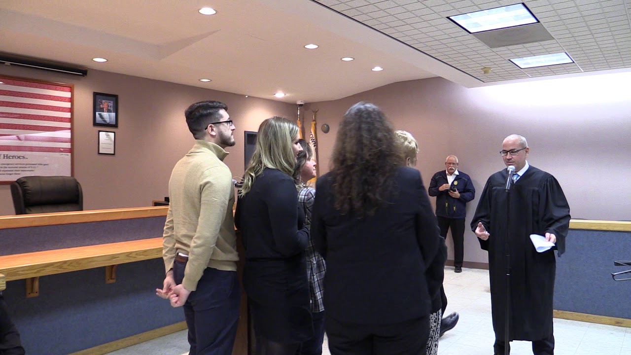 New Windsor Elected Officials Swearing In Ceremony - YouTube