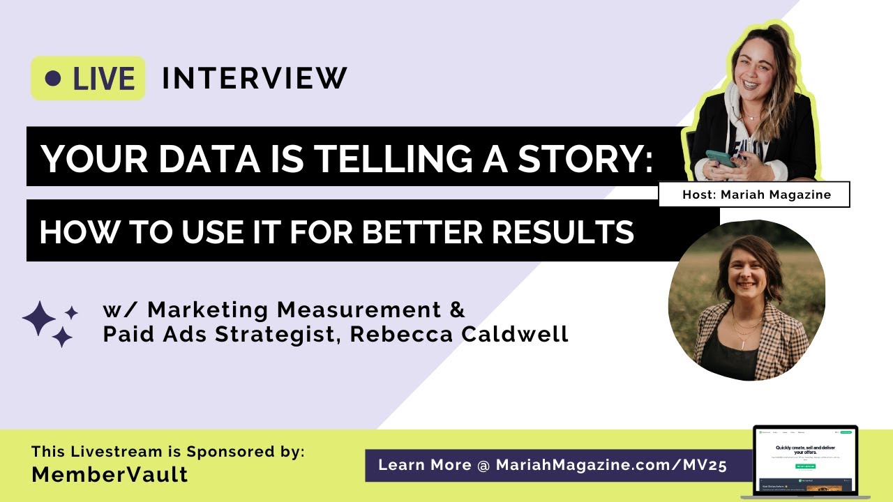 Your Data is Telling a Story: How to Use it for Better Results - YouTube