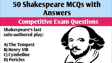50 English Literature MCQs | Competitive Exam Preparation | PGTRB, JKPSC, KSET, UGC NET, UPTGT, CSS