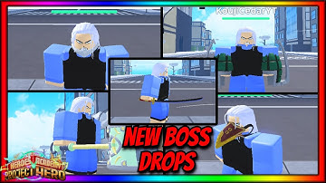 All NEW BOSS DROPS Showcase!! *NEW CODES* Project Hero || Roblox