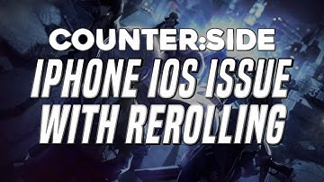IOS PHONE USER ISSUE CANNOT REROLL IN COUNTER SIDE: MY TEMPORAL SOLUTION