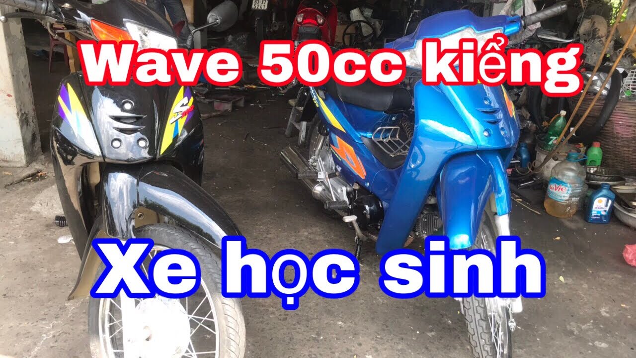 XE MÁY WAVE HALIM 50CC SUMOTOR MÀU XANH NHẠT