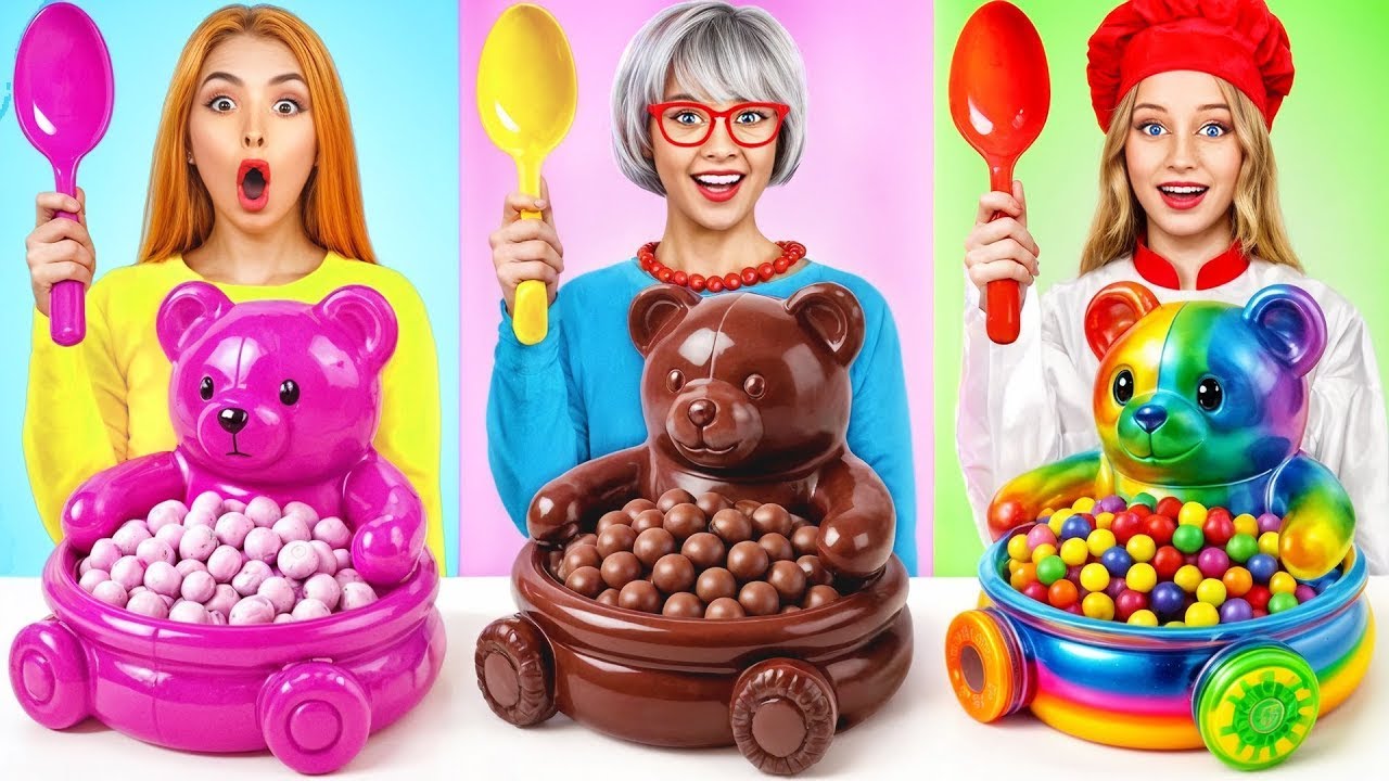 Desafio Culinário Eu vs. Vovó | Competição Divertida de Comida por RATATA POWER