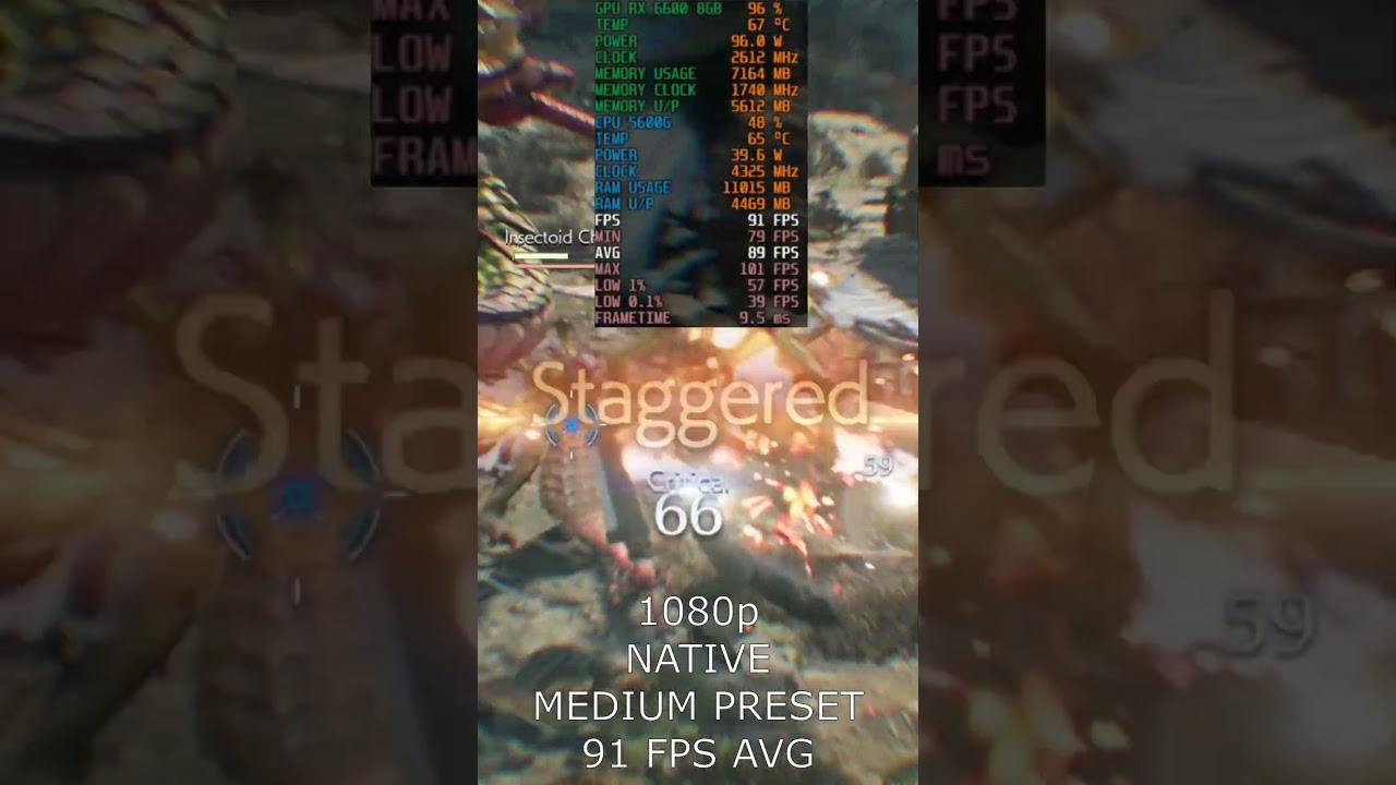 FINAL FANTASY VII REBIRTH | AMD Ryzen 5 5600G + RX6600 | PC Benchmark 1080p | MEDIUM PRESET | NATIVE