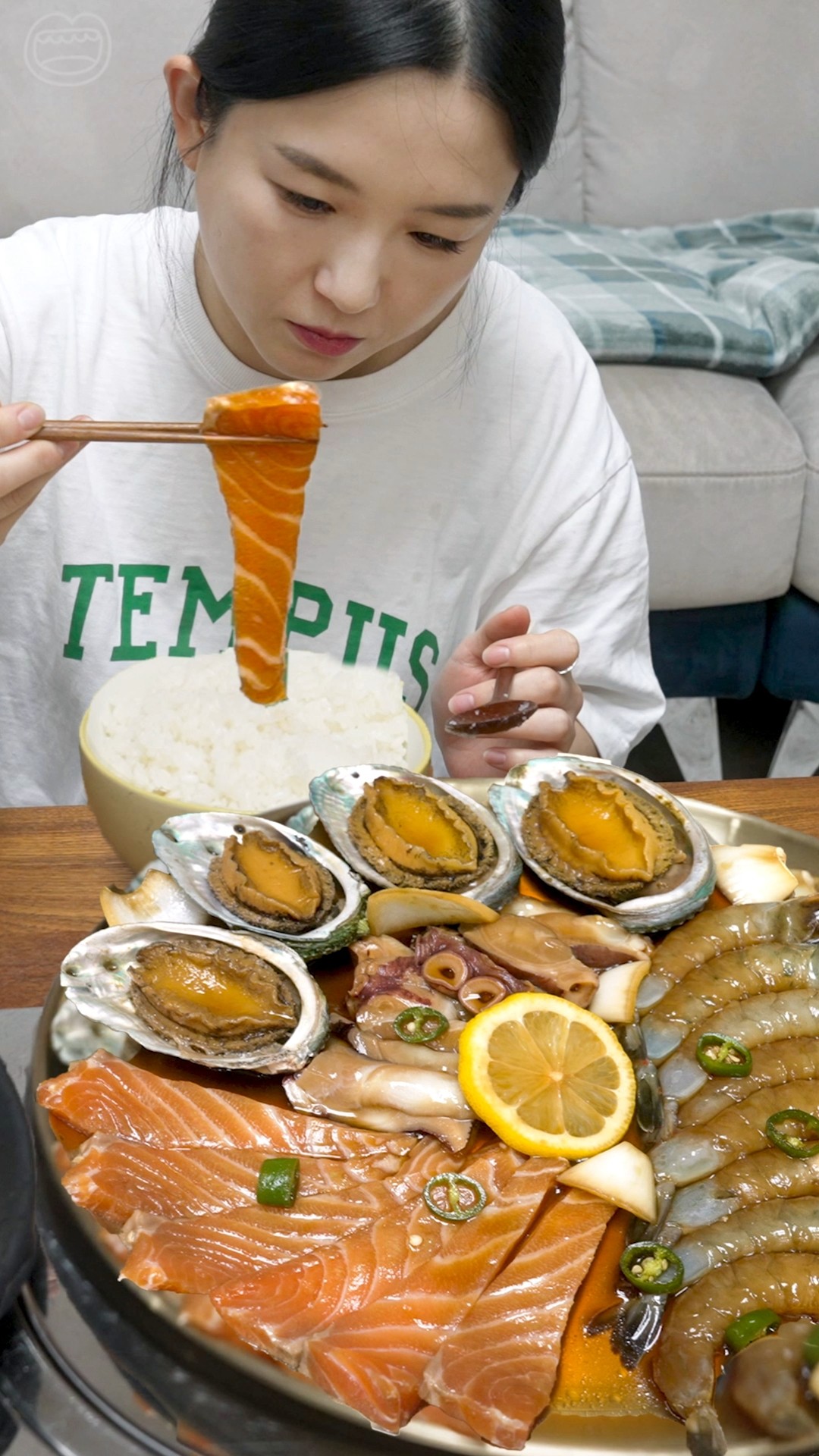 직접 만든 연어장,새우장