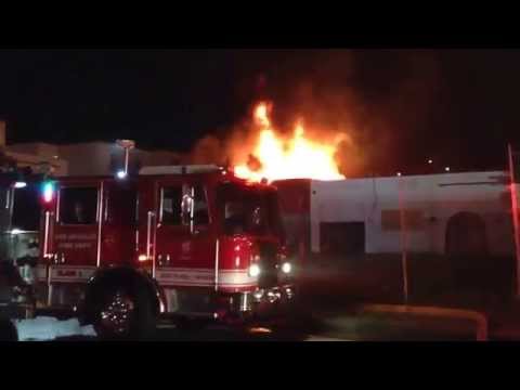 LAFD Greater Alarm Structure Fire North Hollywood