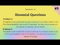 Binomial distribution l Problem 2 & 3 l Quantitative Techniques l Class 5 l Malayalam