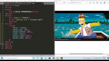 TUTORIAL CARA MENAMBAHKAN VIDEO KE HTML - How add videos in Html #html #css #htmltutorial #htmlcss