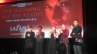 Donald Glover, Evan Peters, Mark Duplass, Sarah Bolger at THE LAZARUS EFFECT - February 17, 2015