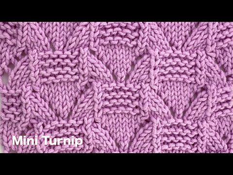 Mini Turnip Stitch | Knitting Stitch Patterns