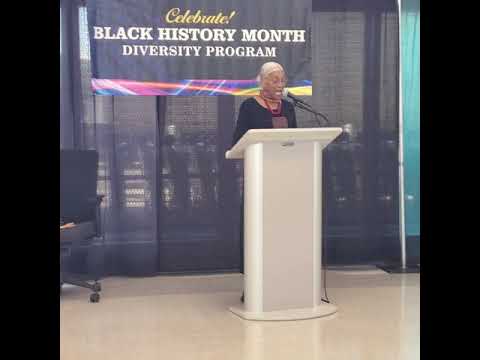 Amina Baraka Powerful Words and Poetry at The City of Newark Caribbean Commission Event