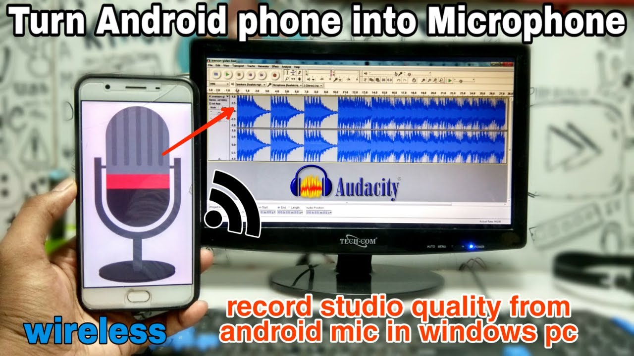 How To Make Android Phone As Pc Microphones  