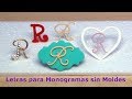 Cómo Hacer Letras para Monogramas sin Moldes - Club de Repostería