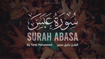 سورة عبس كاملة بصوت القارئ طارق محمد