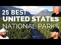 25 Best National Parks in the USA REACTION!! | OFFICE BLOKES REACT!!