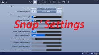 Snap's Settings + Peripherals