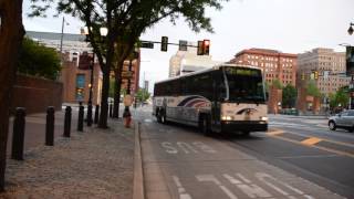 [409 Burlington] New Jersey Transit 2001-2003 MCI D4000 #7565 turning onto Market Street