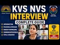 KVS NVS Interview Special Session | PRT • TGT • PGT • Special Educator