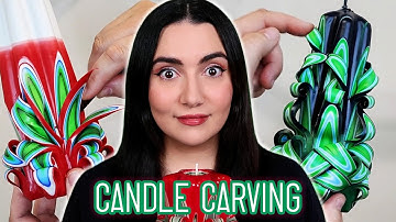 I Tried Candle Carving For The First Time