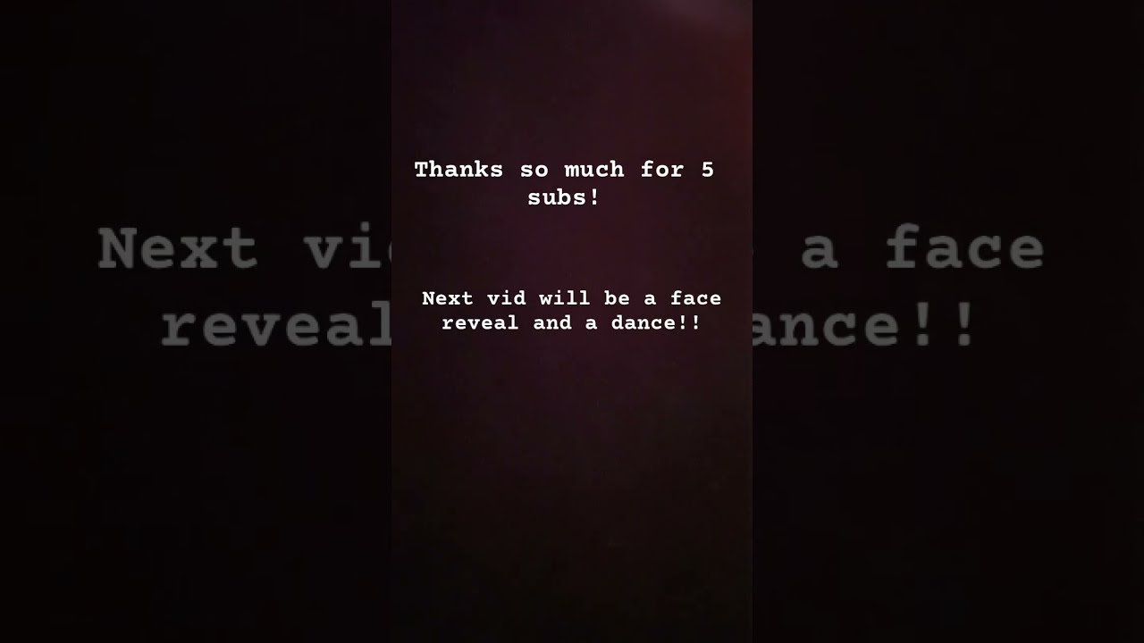 Tysm For 5 Subs 