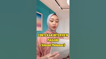 Contekan Interview Magang (Alasan Melamar) #Short #tipsmagang #tipskerja #BUMN #trikmagang #trik