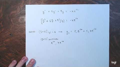 Solving DEs by Undetermined Coefficients - Annihilator Approach Examples