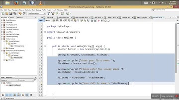 8 - Java user input using Strings and Double- JAVA TUTORIAL