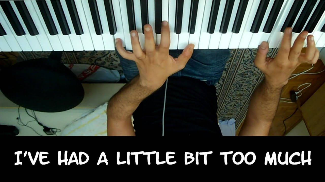 Lady GagaJust Dance Karaoke / Piano Cover in HD with Lyrics/Sheets by