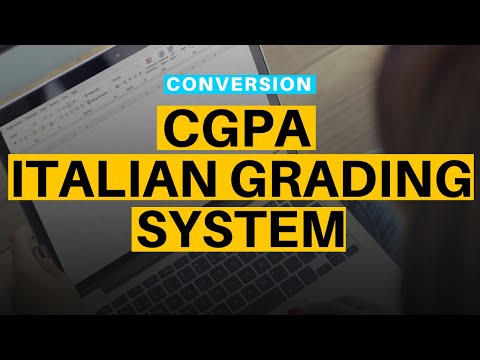 How to convert CGPA to Italian Grading System? || English