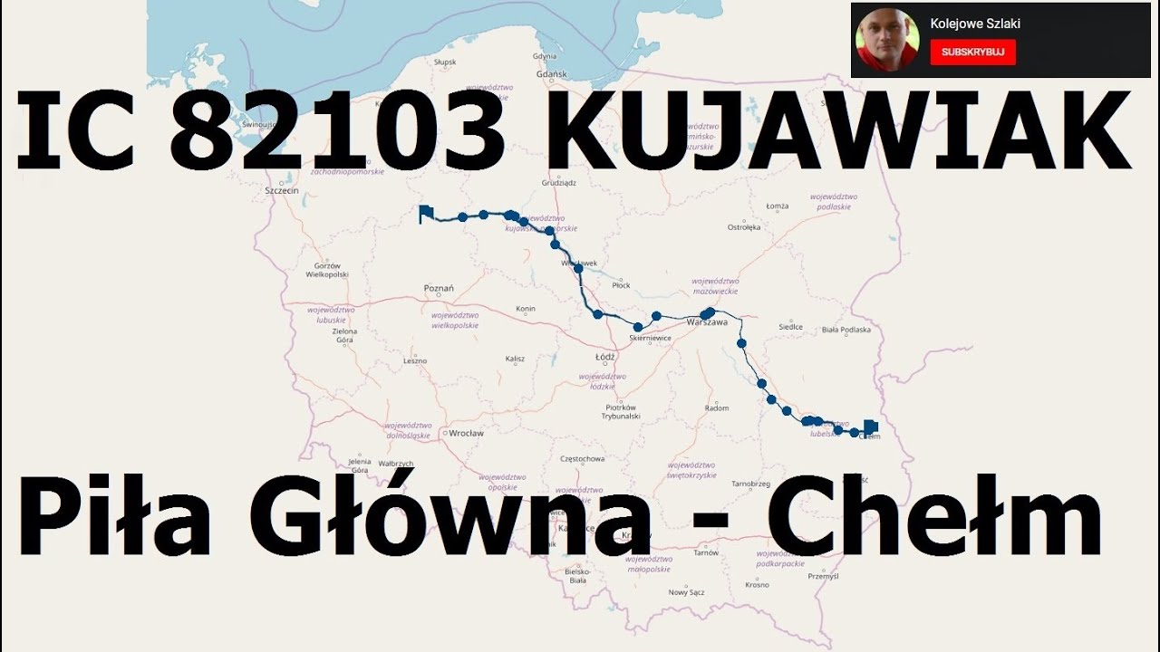 IC 82106 KUJAWIAK Piła - Bydgoszcz - Chełm EU 160-001 wagon 141A-20 + 111AMM-20