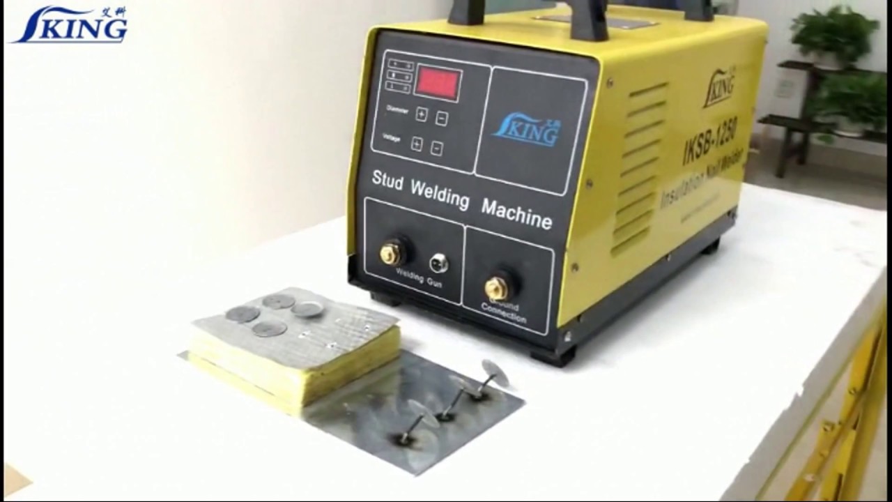 Weld process of insulation pin welding machine China IKING YouTube
