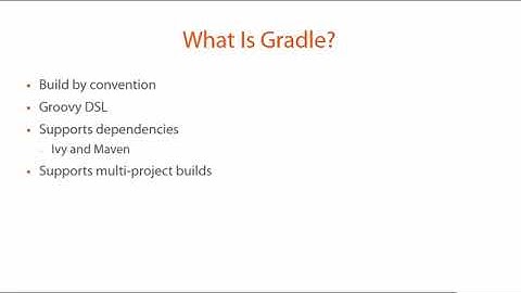 Gradle Foundations: A Crash Course to Gradle : Intro to Gradle