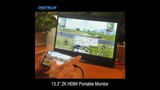 Best 13.3 inch 2k ips portable monitor for phone ps4 xbox