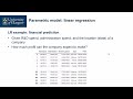 007 - Mapping Inputs to Outputs: Parametric ML Model