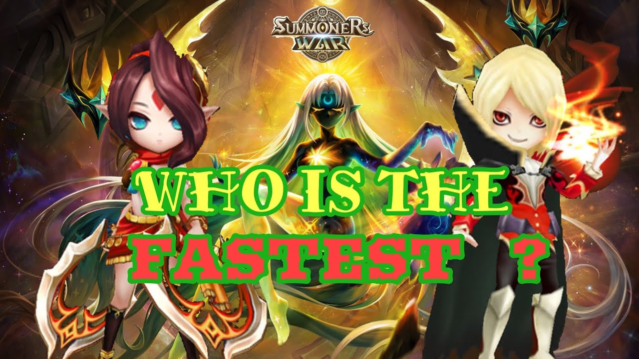 WHO IS THE FASTEST ? [Summoners War Reloaded]