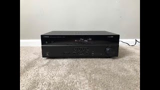 how to factory reset yamaha rx-v381 5.1 4k ultra hd bluetooth home theater surround receiver