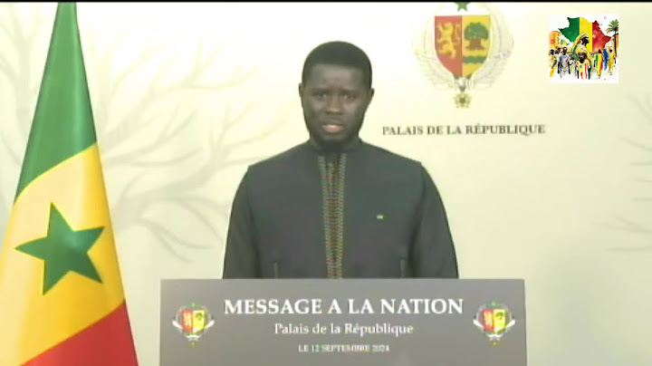 Le PR Diomaye Faye Dissout l'assemblée Nationale du Sénégal