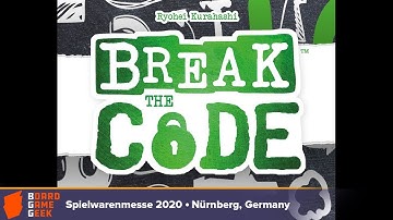 Break the Code — game preview at Spielwarenmesse 2020