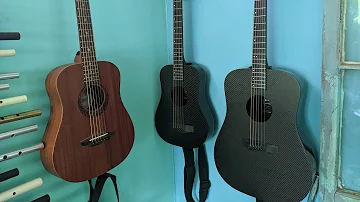 Klōs Acoustic Guitars - Travel vs. Full Size (see time stamps)
