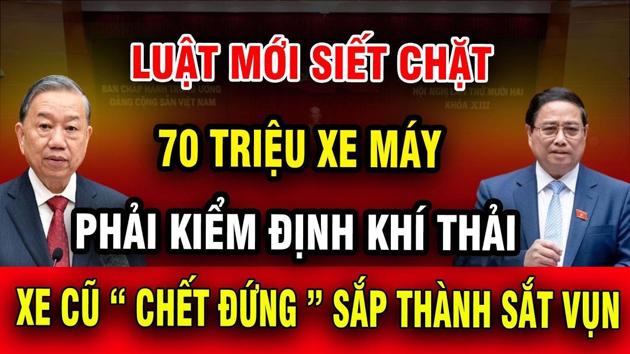 [PODCAST] 70 Triệu Xe Máy Bị Siết Kiểm Định Khí Thải: Xe Cũ Đối Mặt Nguy Cơ “Khai Tử” Hàng Loạt