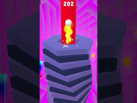 Drop Stack Ball - Helix Crash Game Level 208.#dropstackball #dropstackballhelixcrash #shorts #views