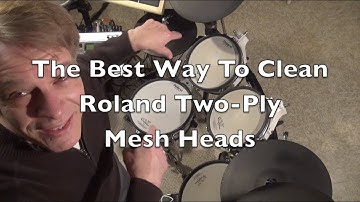 The Best Way To Clean Electronic Drum 2-Ply Mesh Heads
