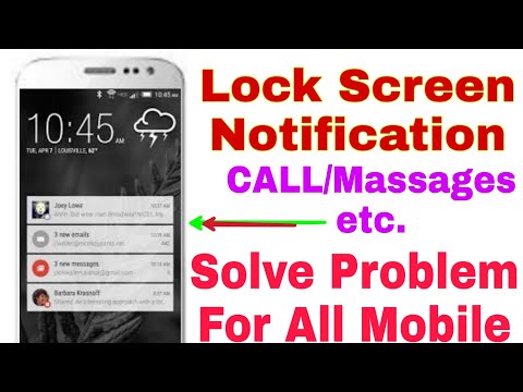 How to Enable/Disable Lock Screen Notification | Solve Lock Screen Notification Problem