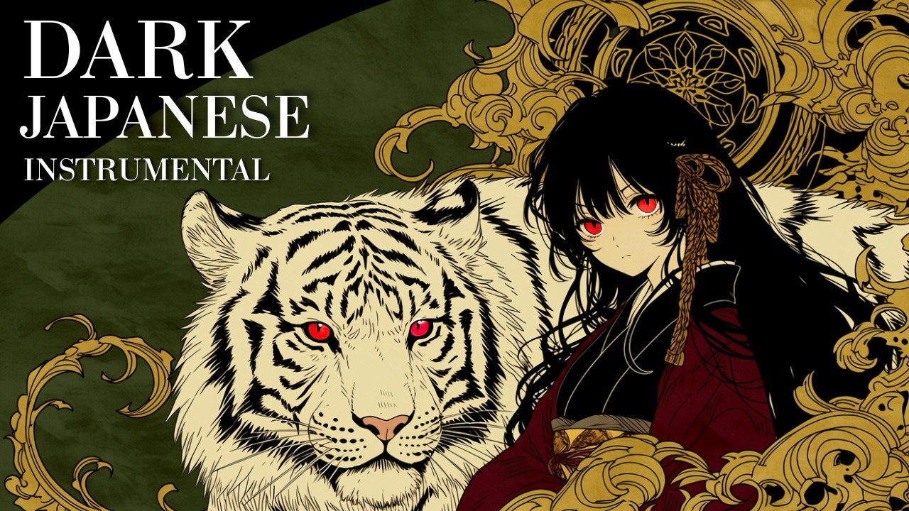 Folklore of the White Tiger - 白虎の伝承 | 和風ダークBGM・深い集中のためのアンビエント (Koto & Shakuhachi)